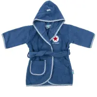 Lief! badjas 0-12 mnd blauw