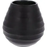 Goebel Tafelvaas Slate black Vaas van glas, handgemaakt en mondgeblazen, hoogte ca. 14,5 cm (1 stuk)
