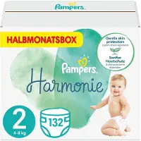 Pampers - Harmonie - Maat 2 - Mega Pack - 132 stuks - 4/8 KG