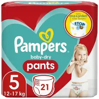 Pampers Baby Dry Pants Maat 5 - 21 Luierbroekjes