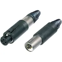 Neutrik NC3FM-C XLR-connector Stekker, recht, Bus, recht Aantal polen: 3 Zilver 1 stuk(s)