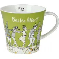 Goebel - Barbara Freundlieb | Koffie / Thee Mok Das beste Alter | Beker - porselein - 350ml - 2 stuks