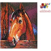 Stick-It Paard in stal, ca. 9.520 steentjes, compatibel met Ministeck