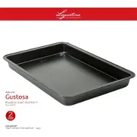 Lagostina Gustosa Hoogwaardig Braadpan Zwart - Ø 42 x 29 cm