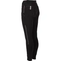 QHP Rijbroek Coco Kids Siliconen - Black - 128