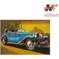 Stick-It Horsch blauw (oldtimer), ca. 7.600 steentjes, compatibel met Ministeck