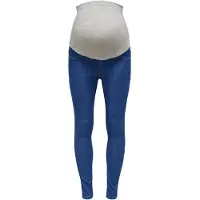 ONLY Maternity Jeggings 'Rain' blauw denim / wit