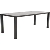 Van der Garde Tuinmeubelen VDG Alma tuintafel antraciet - 210 x 90 cm.