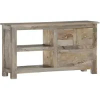 vidaXL Tv-meubel 100x30x55 cm massief mangohout