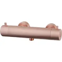Wiesbaden Caral Cool Touch thermostatische douchemengkraan geborsteld koper