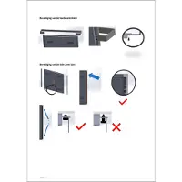 Boss & Wessing Handdoekhouder BWS Kronos voor Infraroodpaneel 38,5 cm 500W RVS