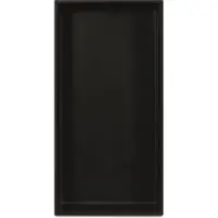 Luca Inbouwnis Sanitair 59,5x29,5x8 cm Polystone Rechthoek Antraciet