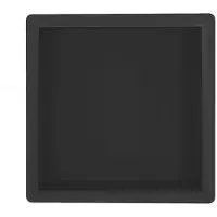 Regn Inbouwnis 30x30x10cm - Mat Zwart - RVS - Vierkant - Accessoires, Inbouw/opbouw nissen - 8720297695797