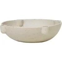 Ferm Living Kaarshouder Bowl L Ceramic Light Grey