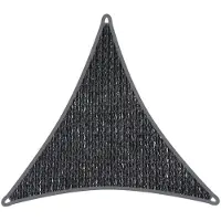 Coolaroo schaduwdoek driehoek 3x3x3m Grafiet 340gr/m2
