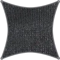 Coolaroo schaduwdoek Vierkant 5,4x5,4m Grafiet