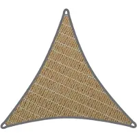Coolaroo schaduwdoek driehoek 6,5x6,5x6,5m Zand 340gr/m2