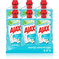 Ajax Allesreiniger Fête des Fleurs Jasmijn 6 x 1L - Voordeelverpakking