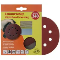 Bosch VEBA SCHUURSCHIJF KLITTENBAND 125MM 10ST P240