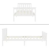 ML-Design Ledikant Max | hout wit 206x98x80 cm bed frames | NADUVI