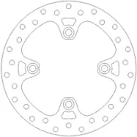Moto-Master Round Triumph 110685 Remschijf
