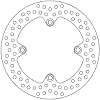 Moto-Master Halo Honda 110474 Achterste Remschijf