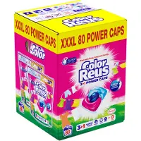 Witte Reus Wasmiddelcapsules 3+1 Power Caps Kleur 80 Stuks