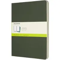 Moleskine Cahier Journals - Extra Large - Blanco - Groen - set van 3