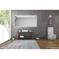 Gliss Design Horizontal spiegel met LED-verlichting en verwarming 150x70cm