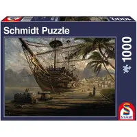 Schmidt Puzzel Schip voor anker - 1000 stukjes - vanaf 12 jaar