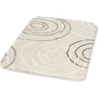 Kleine wolke Splash badmat 70x120x2 cm, zijde beige