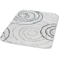 Kleine wolke Splash badmat b70xd120xh2 cm, mistgrijs