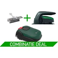 Robomow RK2000 - Robotmaaier - 2000 m² 45% Helling Combo deal (RK2000 + RK Robohome + messenset) - Randmaaifunctie - grasmaaier