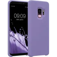 Kwmobile telefoonhoesje geschikt voor Samsung Galaxy S9 - Hoesje met siliconen coating - Smartphone case in violet lila