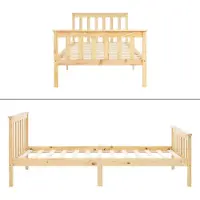 ML-Design Bedframe Max 90 x 200 cm | hout naturel 206x98x80 cm bed frames | NADUVI