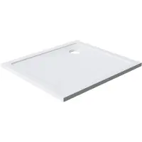 Luca Varess Soft douchebak 100 x 90 cm acryl mat wit