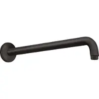 Hansgrohe douche-arm 389 mm, mat zwart