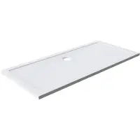 Luca Varess Soft douchebak 170 x 80 cm acryl mat wit