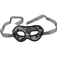 Cottelli - kanten oogmasker - voorgevormd - zwart