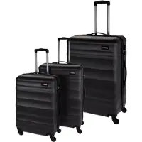 Huismerk Premium Kofferset Antraciet - 3 Stuks