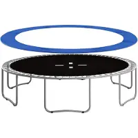 Springos Trampoline Rand | Beschermrand Trampoline | Rond | Ø 305 cm | Blauw