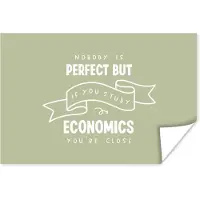 PosterMonkey Poster Economie - Quotes - Studeren - Studenten - 30x20 cm