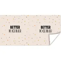 PosterMonkey Poster Liefde - Quotes - Relatie - Better together - Spreuken - 40x20 cm