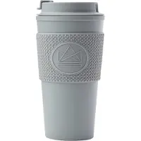 Neon Kactus - Reisbeker - Dubbelwandige Thermosbeker - Forever Young - Grijs - 450ml