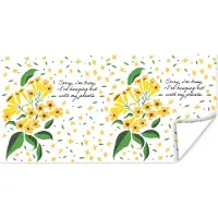 PosterMonkey Poster Spreuken - Quotes - Sorry I'm busy I'm hanging out with my plants - 40x20 cm
