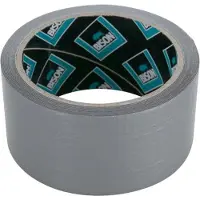 Bison Ducktape - Klus & Reparatie Tape | Duct Tape | Duck Tape |Multi Purpose Tape - Waterproof |Zwarte Tape | 50mm x 20 Meter - Grijs - Universeel
