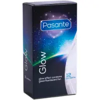 Pasante Glow Condooms - 12 stuks - glow-in-the-dark