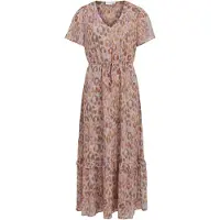 Vila VIFILIE LEO V-NECK S/S DRESS - Korte mouwen - Maat 36