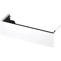 Ink Onderkast 140x45cm - Push To Open - 1 Lade - Mat Wit - Badkamermeubels, Wastafelonderkasten - 8718835074746