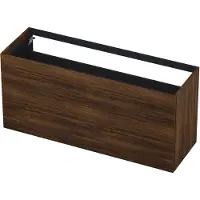 Ink Onderkast 140x45cm - Push To Open - 2 Lades - Koper Eiken - Badkamermeubels, Wastafelonderkasten - 8718835044855